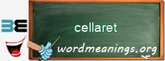 WordMeaning blackboard for cellaret